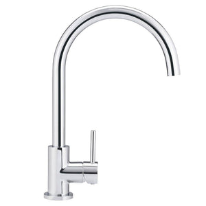 Meir Kitchen Taps Meir Round Gooseneck Kitchen Mixer | Chrome