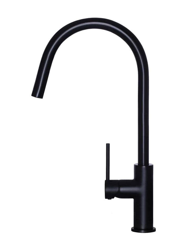 Meir Kitchen Tap Meir Round Piccola Pull Out Kitchen Mixer | Matte Black