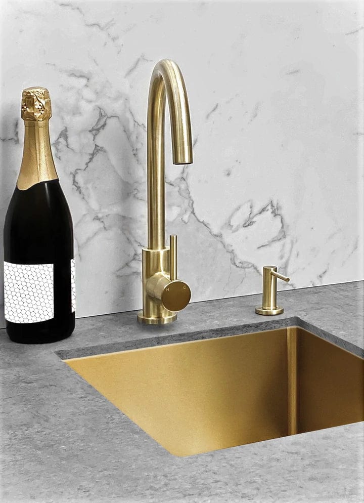Meir Bathroom Accessories Meir Round Soap Dispenser | Tiger Bronze