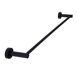 Meir Bathroom Accessories Meir Round Single Towel Rail 600mm | Matte Black