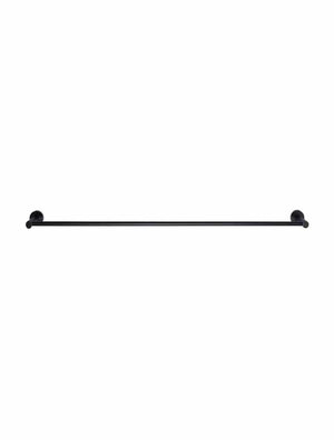 Meir Bathroom Accessories Meir Round Single Towel Rail 900mm | Matte Black