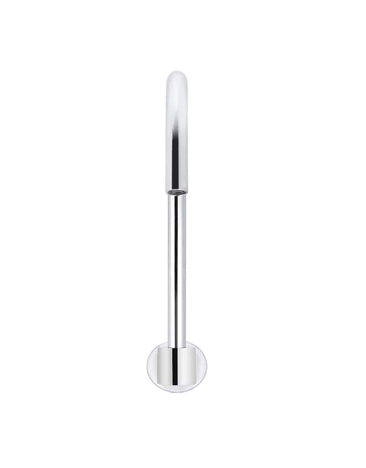 Meir Spouts Meir Round High-Rise Swivel Wall Spout | Chrome