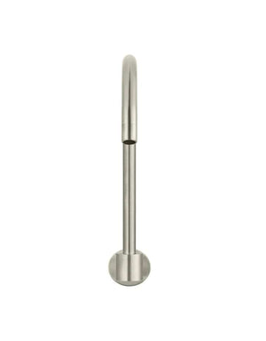 Meir Spouts Meir Round High-Rise Swivel Wall Spout | Brushed Nickel