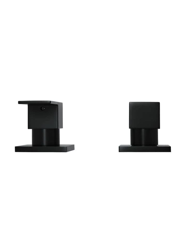 Meir Wall Mixers Meir Square Quarter-Turn Wall Top Assemblies | Matte Black