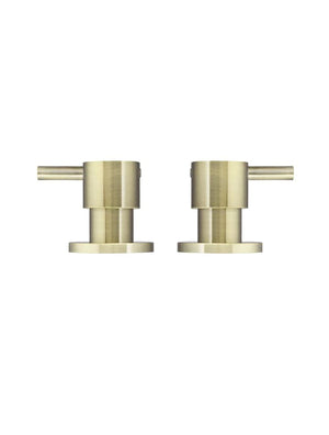 Meir Wall Mixers Meir Round Quarter-Turn Wall Top Assemblies | Tiger Bronze