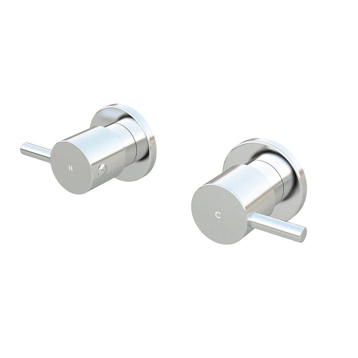 Meir Wall Mixers Meir Round Quarter-Turn Wall Top Assemblies | Chrome