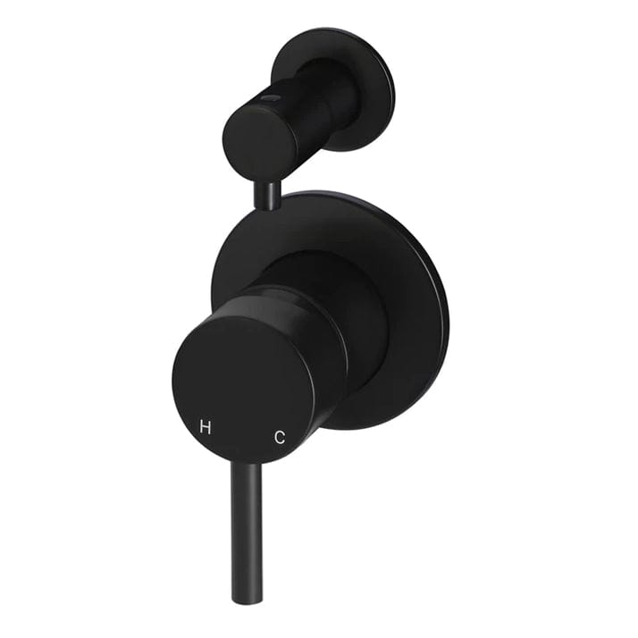 Meir Wall Mixers Meir Round Diverter Mixer | Matte Black