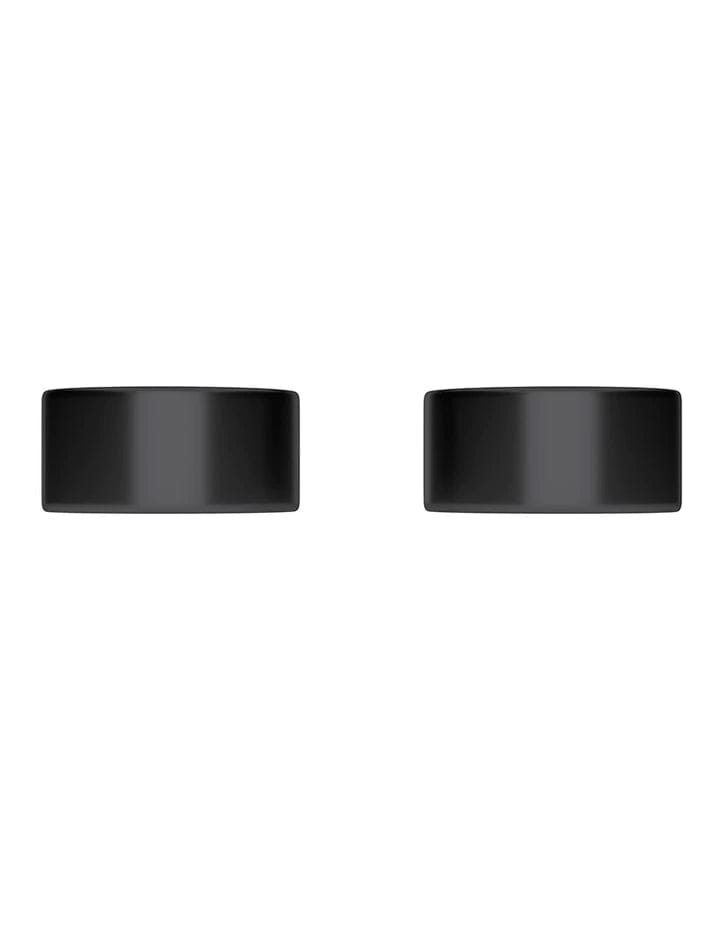 Meir Bathroom tapware Meir Circular Wall Taps | Matte Black