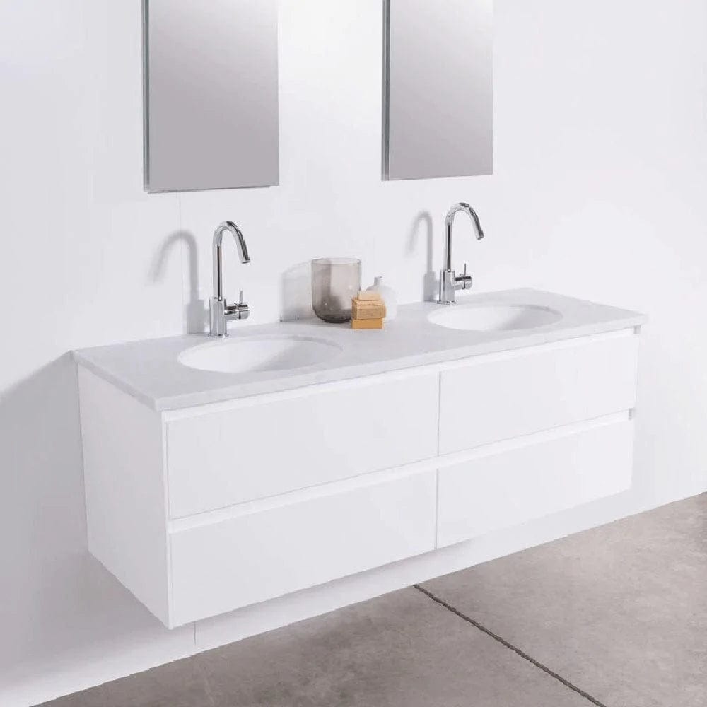 Bath & Co Vanity Michel César Moode 1500 Vanity | 2 Basins +  4 Drawers