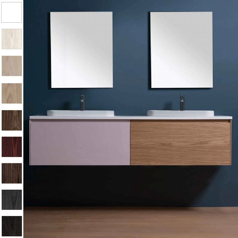 Bath & Co Vanity Michel César Moode 1800 Vanity | 2 Basins + 2 Drawers