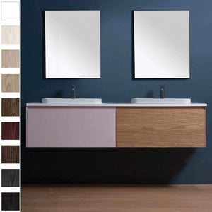 Bath & Co Vanity Michel César Moode 1800 Vanity | 2 Basins + 2 Drawers