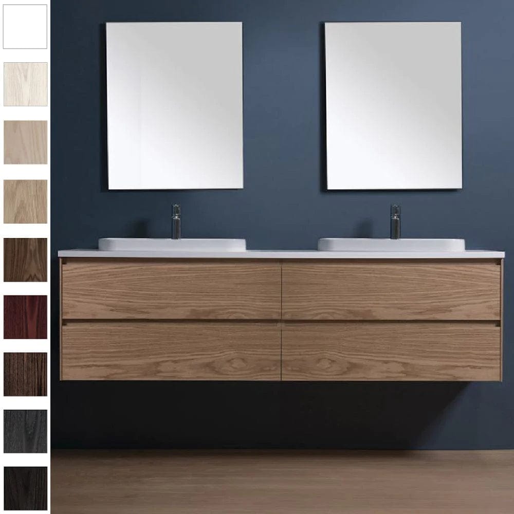 Bath & Co Vanity Michel César Moode 1800 Vanity | 2 Basins + 4 Drawers