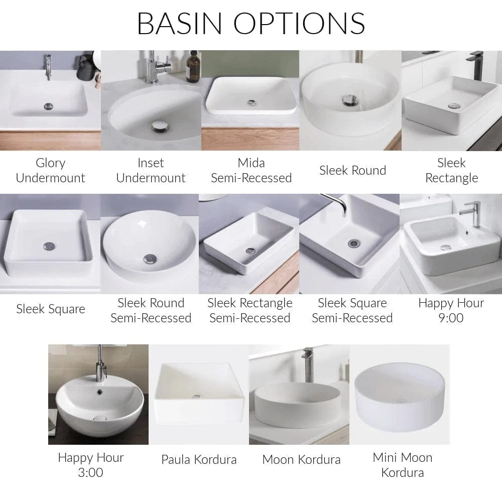 Bath & Co Vanity Michel César Moode 1200 Vanity | 1 Basin + 2 Drawers