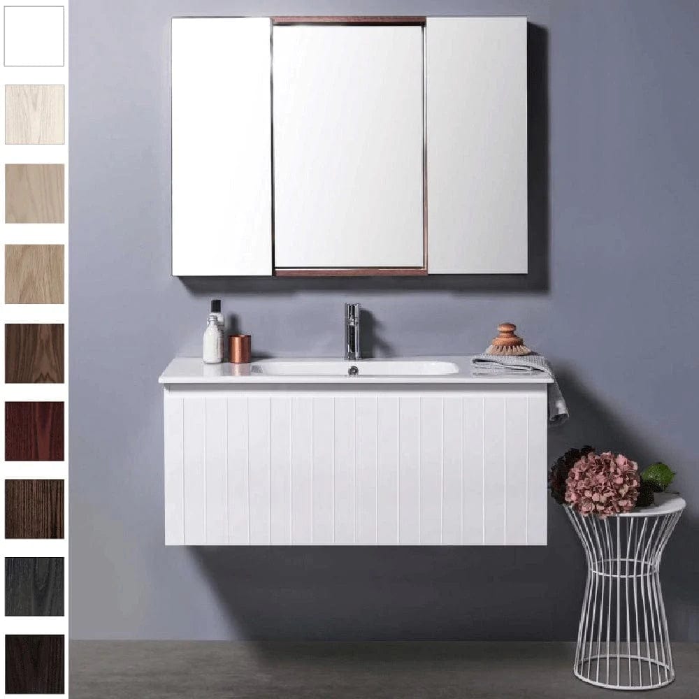 Bath & Co Vanity Michel César Qubo 1060 Vanity | Single Basin & 1 Drawer