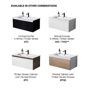 Bath & Co Vanity Michel César Qubo 1200 Vanity | Double Basin & 4 Drawers