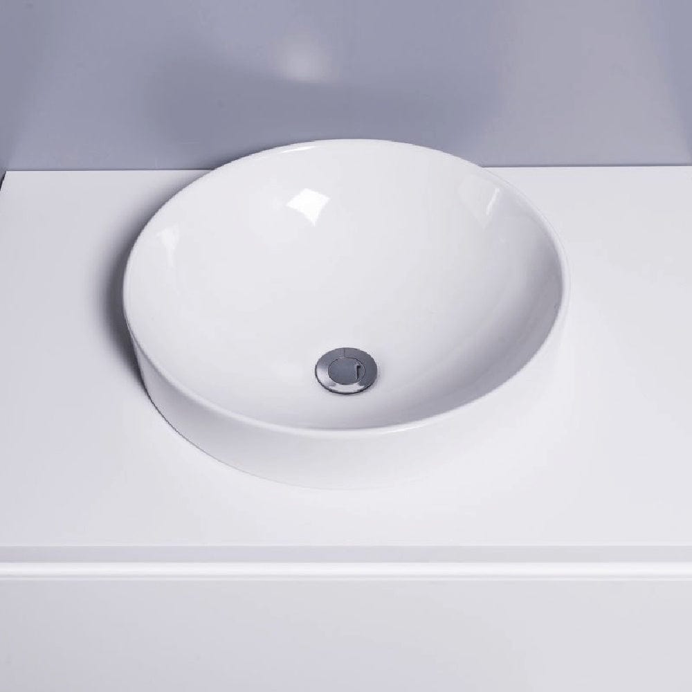 Bath & Co Basin Michel César Sleek Round Semi-Recessed Basin