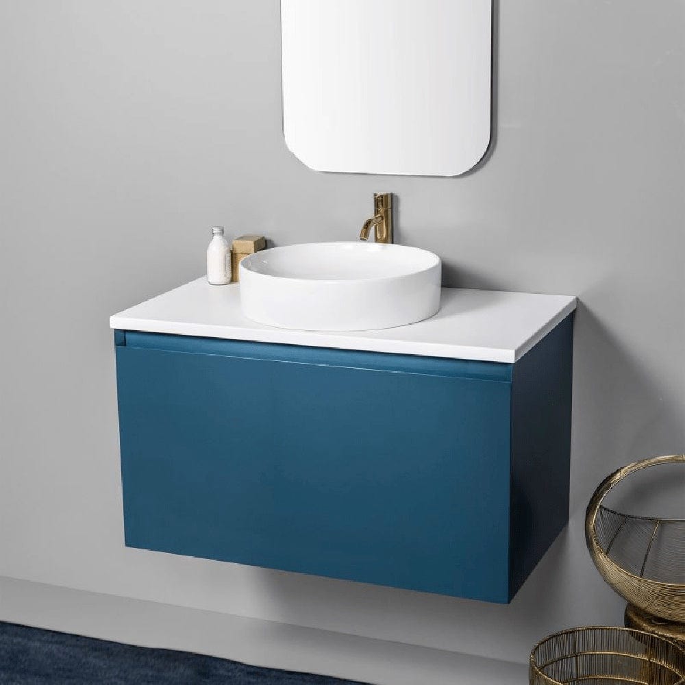Bath & Co Basin Michel César Sleek Round Semi-Recessed Basin