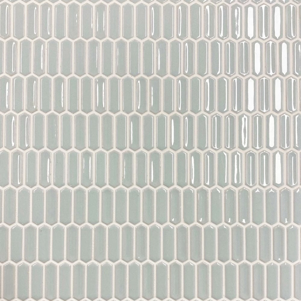 The Kitchen Hub Tiles Mini Picket Mosaic Tiles | Sky
