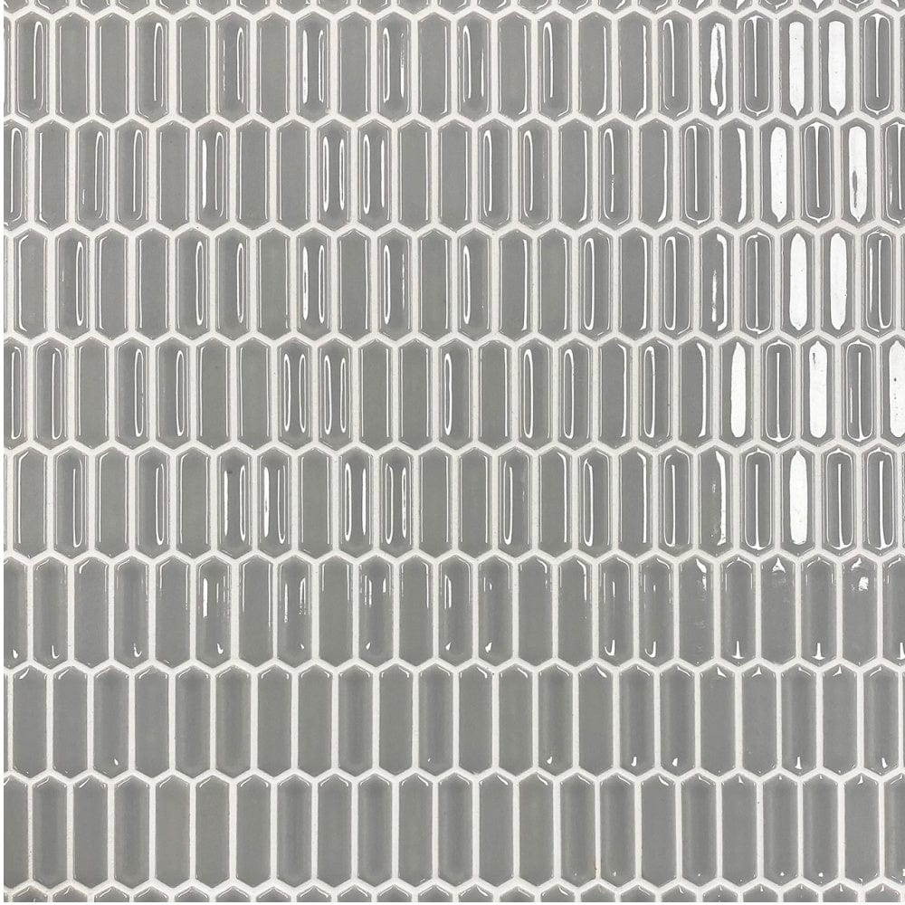 The Kitchen Hub Tiles Mini Picket Mosaic Tiles | Grey
