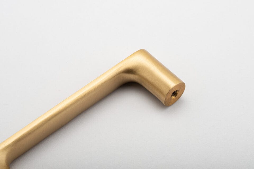 Iver Handles Iver Osaka Cabinet Pull | Brushed Brass | 96mm