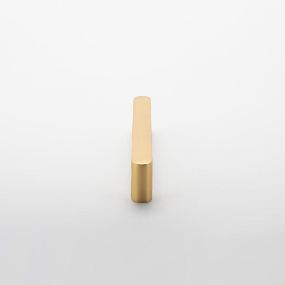 Iver Handles Iver Osaka Cabinet Pull with Backplate | Brushed Brass | 256mm