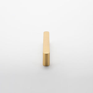 Iver Handles Iver Osaka Cabinet Pull with Backplate | Brushed Brass | 160mm