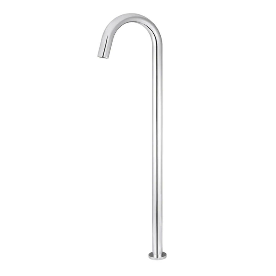 Meir Freestanding Bath Fillers Meir Round Freestanding Bath Filler | Chrome