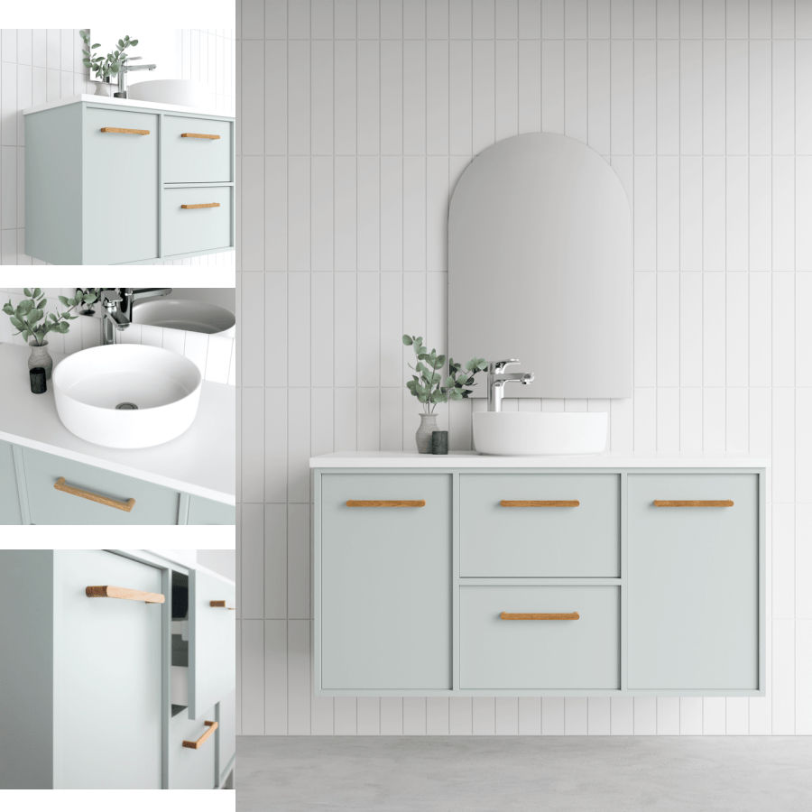 Marquis Vanities Marquis Palm Vanity | Timber, Dekton, Symphony or Caesarstone Top