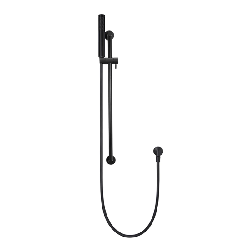 Meir Showers Meir Round Single Function Slide Shower | Matte Black