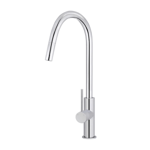 Meir Kitchen Tap Meir Round Piccola Pull Out Kitchen Mixer | Chrome