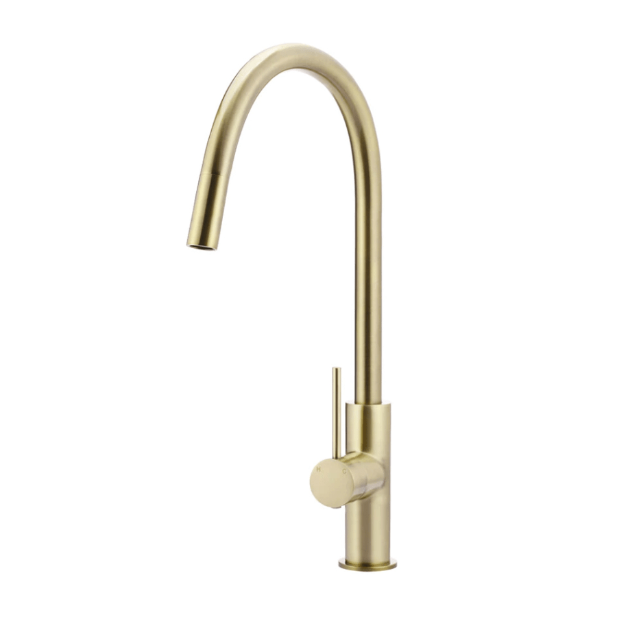Meir Kitchen Tap Meir Round Piccola Pull Out Kitchen Mixer | Tiger Bronze