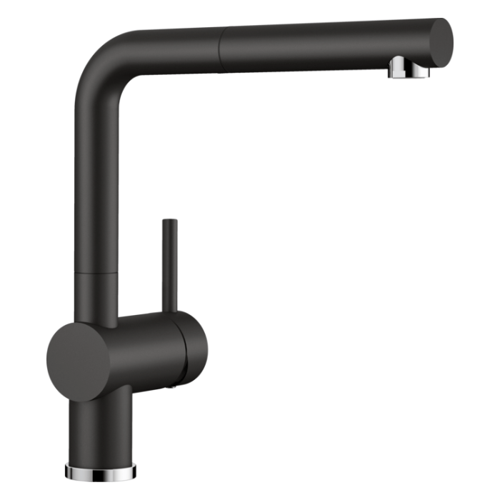 Blanco Kitchen Tap Blanco Linus S Kitchen Mixer with Pull Out Spout | Black