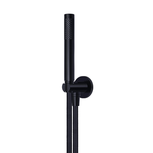 Meir Bathroom tapware Meir Round Single Function Hand Shower on Fixed Bracket | Matte Black