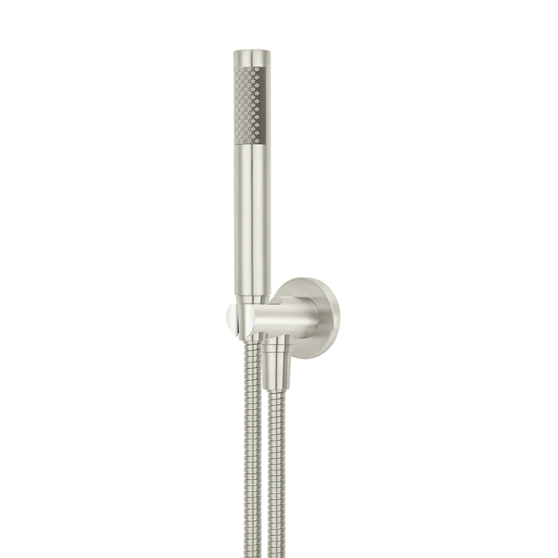 Meir Bathroom tapware Meir Round Single Function Hand Shower on Fixed Bracket | Brushed Nickel