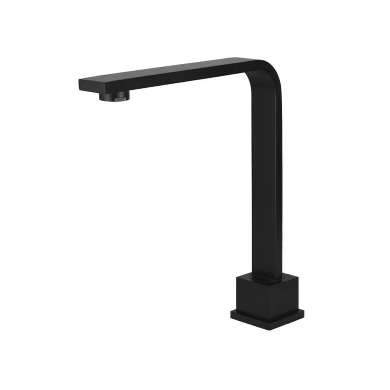 Meir Spouts Meir Square High-Rise Swivel Hob Spout | Matte Black