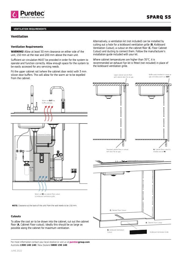 Puretec Sparkling Water Tap Chilled Water Tap Sparq S5
