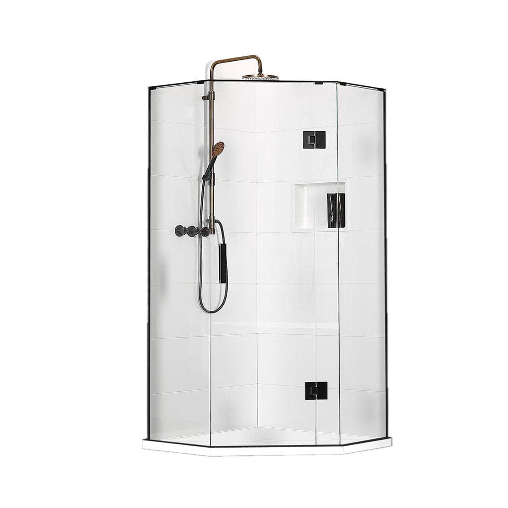Atlantis Showers Atlantis Quub Mantra 2-Walled Angle Front Shower | 1000 x 1000mm
