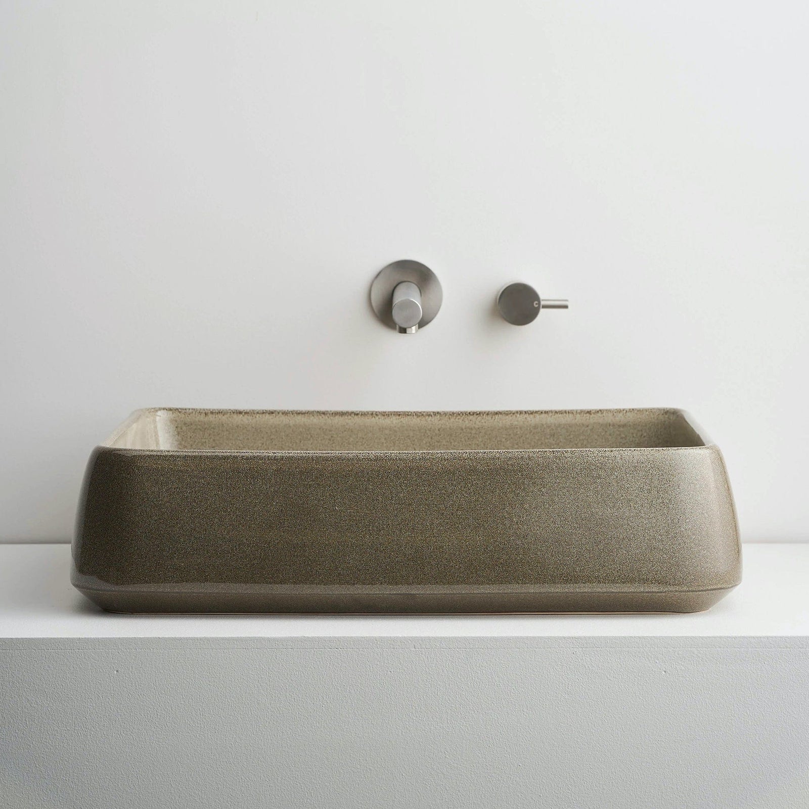 Robert Gordon Basins Robert Gordon Kiln 515 Rectangle Vessel Basin | Saltbush