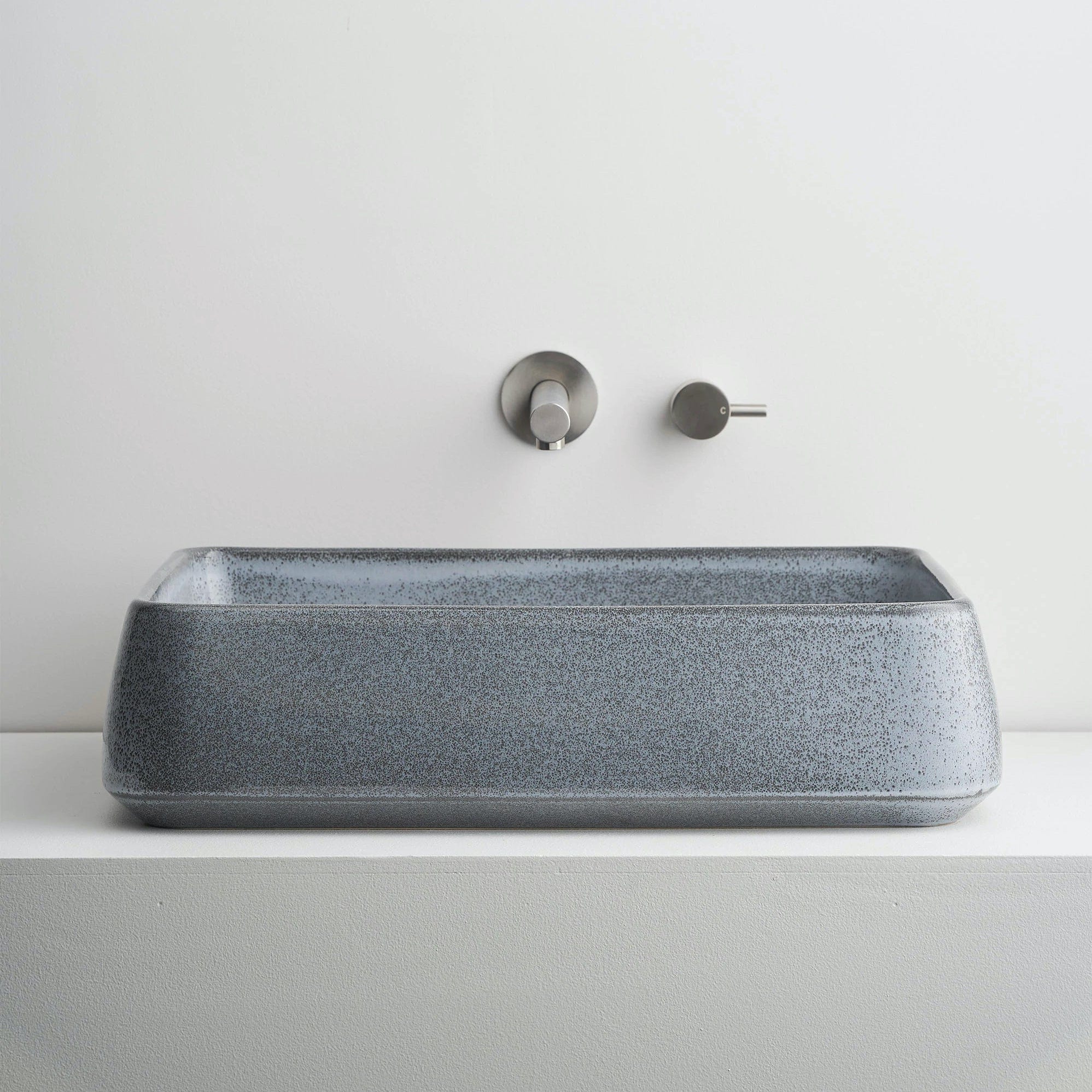 Robert Gordon Basins Robert Gordon Kiln 515 Rectangle Vessel Basin | Storm