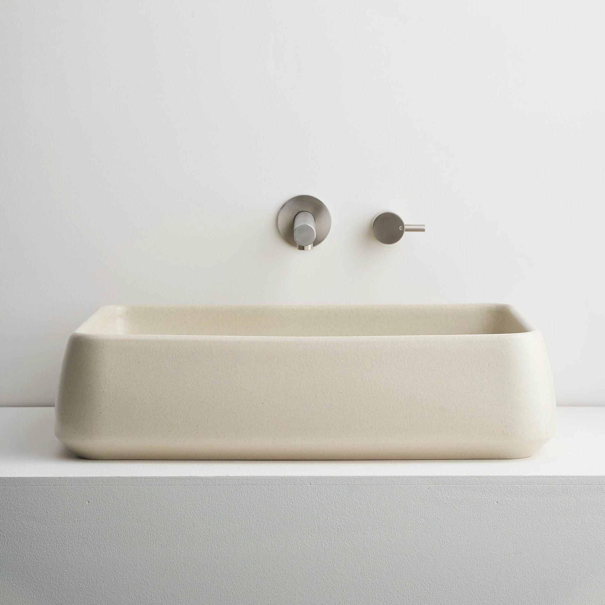 Robert Gordon Basins Robert Gordon Kiln 515 Rectangle Vessel Basin | Poppyseed