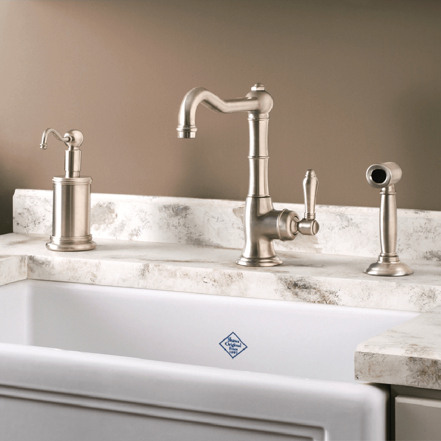 Plumbline Kitchen Tap Nicolazzi Regal Kitchen Mixer with Rinse Spray