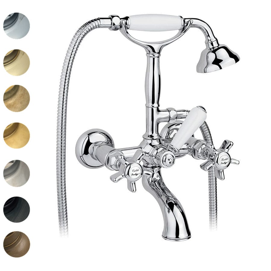 Plumbline Bath Taps Nicolazzi Regal Wall Mount Bath/Shower Mixer