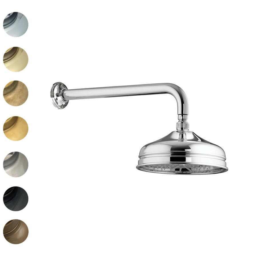 Plumbline Showers Nicolazzi Regal 200mm Wall Mount Rainhead