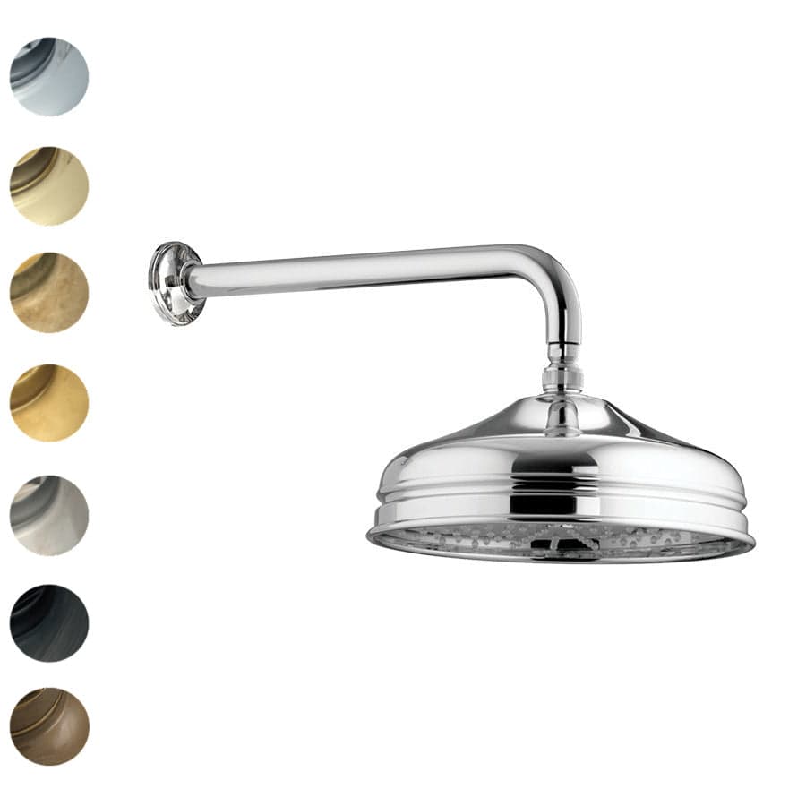 Plumbline Showers Nicolazzi Regal 270mm Wall Mount Rainhead