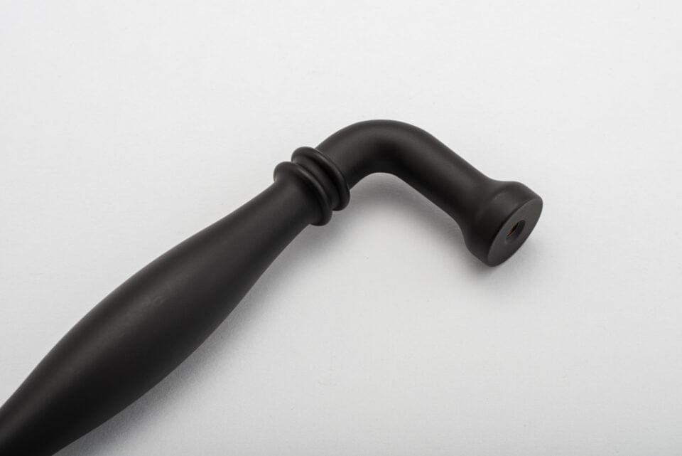 Iver Handles Iver Sarlat Cabinet Pull with Backplate | Matt Black | 160mm