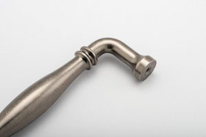 Iver Handles Iver Sarlat Cabinet Pull with Backplate | Distressed Nickel | 450mm
