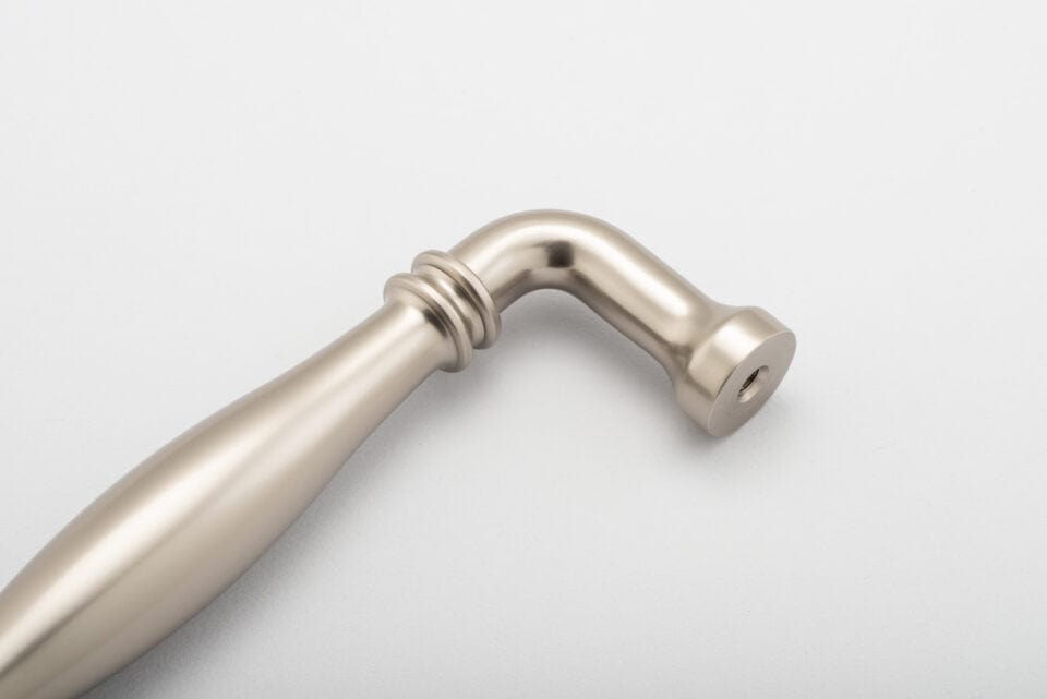 Iver Handles Iver Sarlat Cabinet Pull with Backplate | Satin Nickel | 320mm