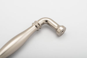 Iver Handles Iver Sarlat Cabinet Pull with Backplate | Satin Nickel | 450mm