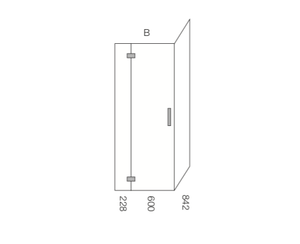 Atlantis Showers Atlantis EasyTile Boutique 2-Walled Shower | 900 x 900mm