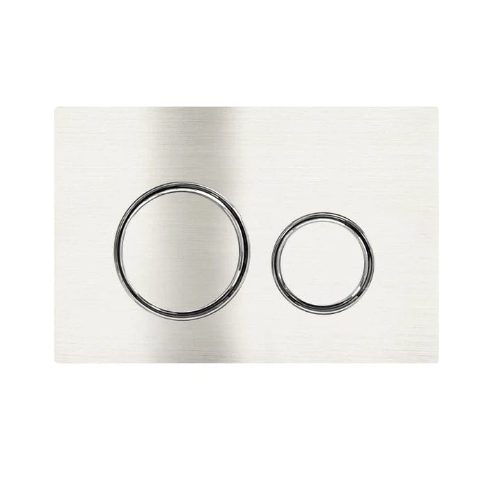 Meir Flush Plate Meir Sigma 21 Dual Flush Plate | Brushed Nickel